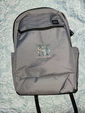 Select Milk Producers Gray Laptop Backpack By Travis Mathew